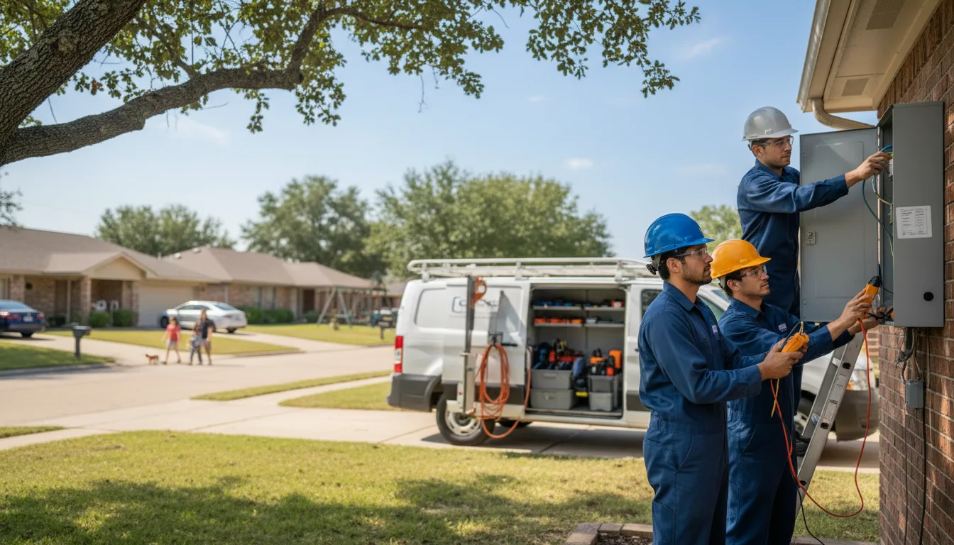 Certified electrician providing emergency electrical services in Albion, NE